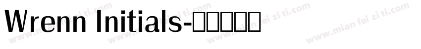 Wrenn Initials字体转换